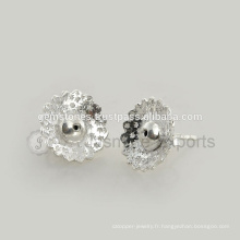 Boucles d&#39;oreilles en argent sterling 925, bijoux en gros